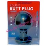 PLUG ANALE SFERICO ROUND BUTT 6,5 cm di circonferenza