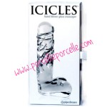 DILDO IN VETRO ICICLES n°40