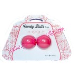 PALLINE ANALI VAGINALI 3 cm di diametro - rosa filo da 2